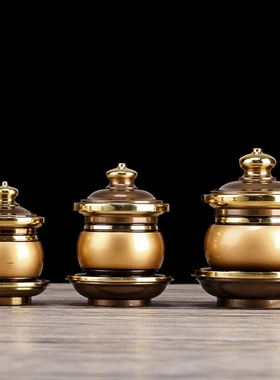 台湾全铜观音供水杯家用