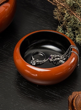 日本木质摆件首饰盒