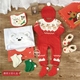 Hộp quà cho bé Giáng sinh đặt mùa thu và mùa đông Quần áo cotton sơ sinh cho bé sơ sinh cung cấp quà trăng tròn cao cấp - Bộ quà tặng em bé đồ sơ sinh cho bé gái Bộ quà tặng em bé