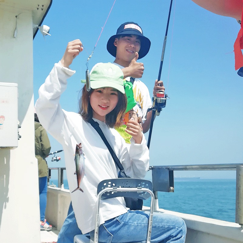 青岛海钓一日游 出海海钓+烧烤 空调游艇可选 团建包船亲子周边游 - 图0