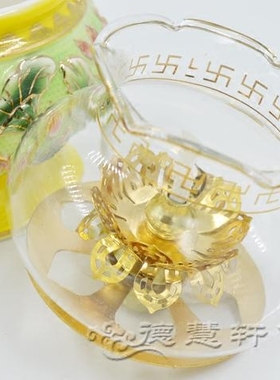 吉祥酥油灯寺院珐琅瓷