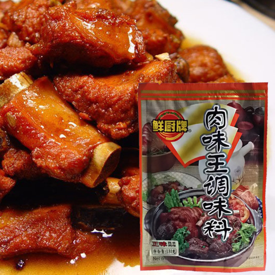 鲜厨牌肉味王安记调味料卤味增香馅料王炒菜180g*5袋 - 图0