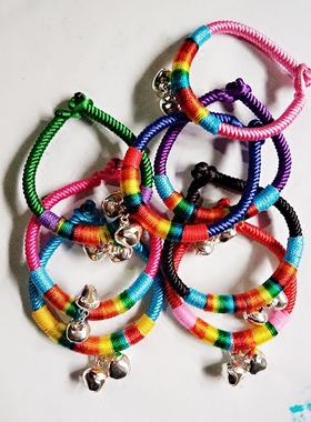 民族风原创编织铃铛手圈