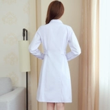 Зимняя униформа врача, белый халат, униформа медсестры, белая одежда