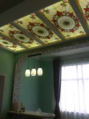 彩绘艺术玻璃贴膜 复古艺术欧式彩色窗户教堂玻璃订制衣柜门贴纸,淘宝优惠券,粉丝福利购,淘宝优惠卷