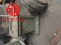 Ancient shipwood collection Jiaos old alarm clock iron ship rudder coal oil lamp number angle bell-bell compass