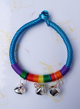 民族风原创编织铃铛手饰品