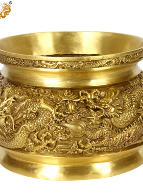真古意纯铜德龙特大号专用品香炉