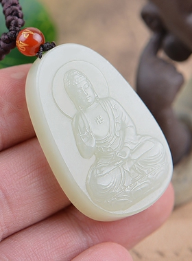 大日如来属猴男士虚空藏菩萨吊坠