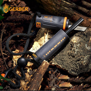 美国戈博贝尔打火石户外装备打火器打火棒火石棒点火求生裁判口哨