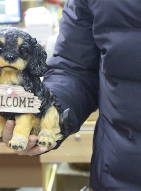 拉布拉多摆设书房创意礼品仿真狗