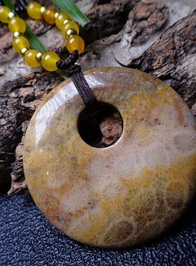 菊花石发晶水草玛瑙碧玺吊坠包邮