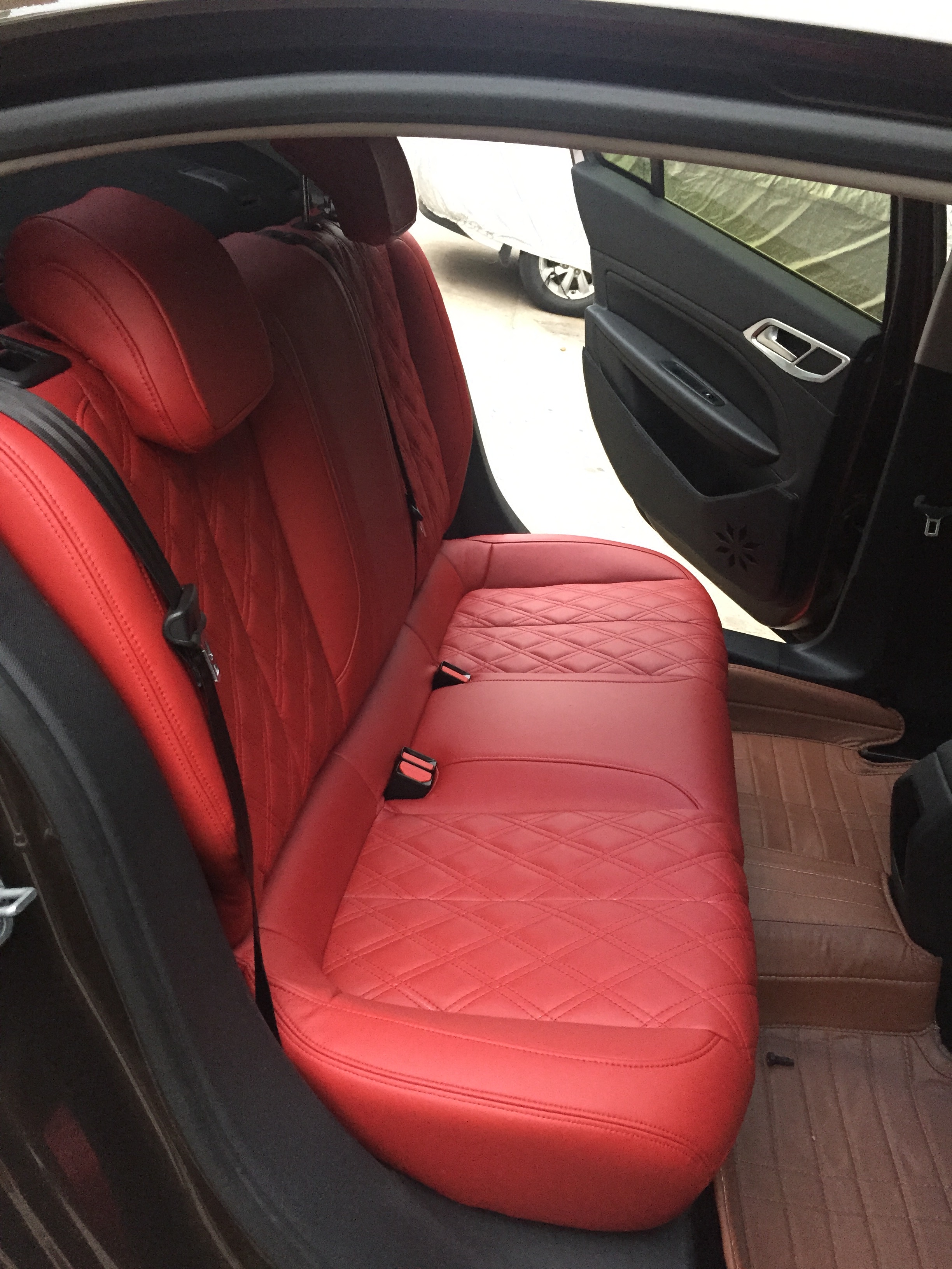 长沙订做包真皮座椅标致408  308 新408 3008改装真皮座椅套坐垫 - 图3