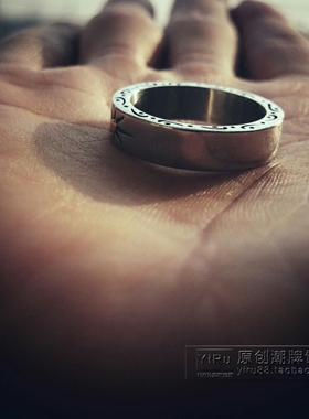 首饰品图腾钛钢情侣男士戒指