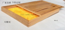 Wenfang Four Treasure Pengcheng High-end Incense Zhangmu Leaf Pull-out Solid Wood Box Manufacturer Direct Marketing Personality Set