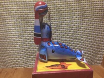 Nostalgia Iron Sheet Clockwork String Toy Sea Lion Seal Top Ball With Original Box Non Reengrave Old Stock