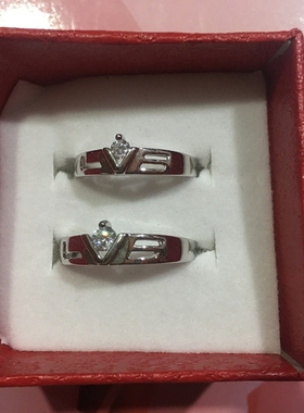 开口可以调节合金情侣戒指