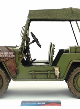 摆设美军威利斯吉普越野车模型