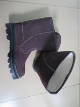 High-temperature-resistant high-help high cylinder boot oil field special boot thermal insulation cow leather boot asphalt high temperature resistant special boot