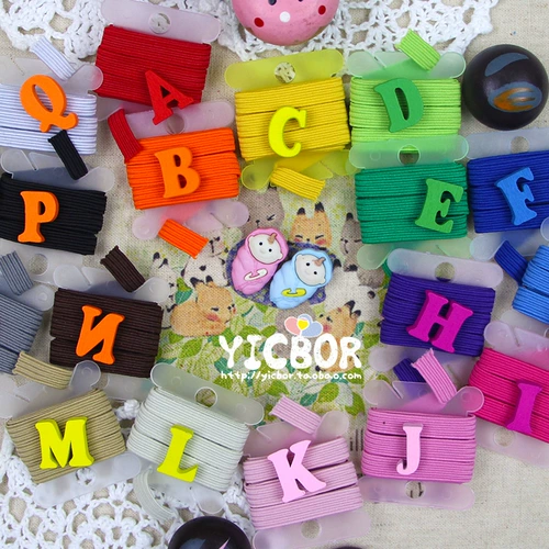 Детская эластичная резинка, 17 цветов, 6mm, на резинке