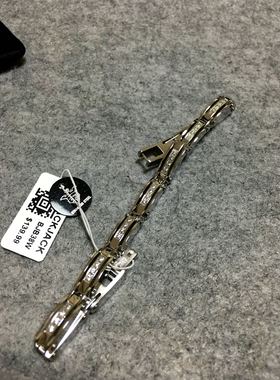 美国blackjack银色有男士手链