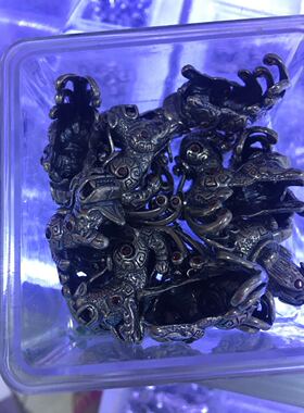 纯银银套吊坠不含爪子银饰正品