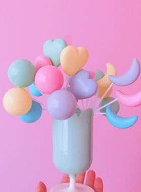 星星摆件日系复古花束爱心月亮