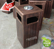 Trash Can Outdoor Creative Trash Cans Square Park Peel Barrel Smoke Cylinder Mall Trash Cans Indoor Ash Casks Copper