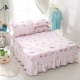 Khăn trải giường bằng vải cotton đơn mảnh 1,2m1,5m1,8m Bộ đồ trải giường bằng vải bông chống bụi có thể tùy chỉnh ba bộ - Váy Petti