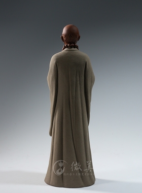 弘一法师站像供奉德化陶瓷