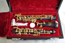 C Tone Semiautomatic Gold Plated Clarinet Synthetic Wood White Bronze Key Italy Imported Leather Cushion