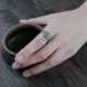 Guwa Dangfeng "Chang Le Wei Yang" cá tính retro Trung Quốc nhẫn bạc 925 sterling thiết kế ban đầu - Nhẫn nhẫn nam đẹp Nhẫn