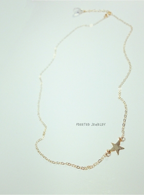 TATIROFREETER幸运闪亮星星项链