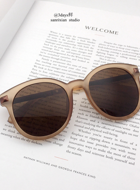 墨镜韩国磨砂个性风方脸太阳镜