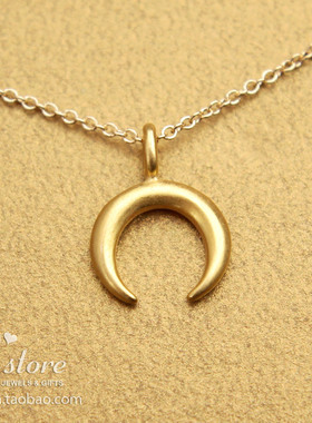 dogeared美国月牙项链