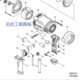 Original Makita TW1000 electric wrench accessories