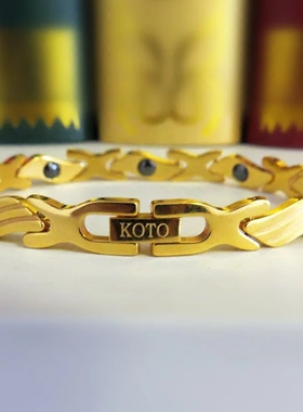 新品上市台湾漂亮黄金色保健手链