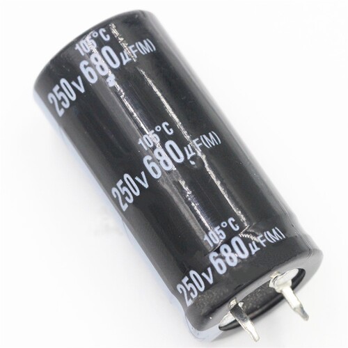 2只 250V 680UF 250V680UF 电解电容 22*45 电源可用 - 图1