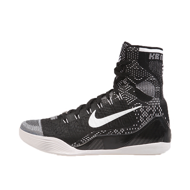 198club Kobe 9 EliteBHMzk9黑人月高帮阴阳太极篮球鞋704304-010-图3