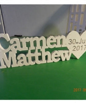 英文名字日期定做道具装饰摆件