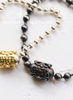 18k925银情侣礼物金手链