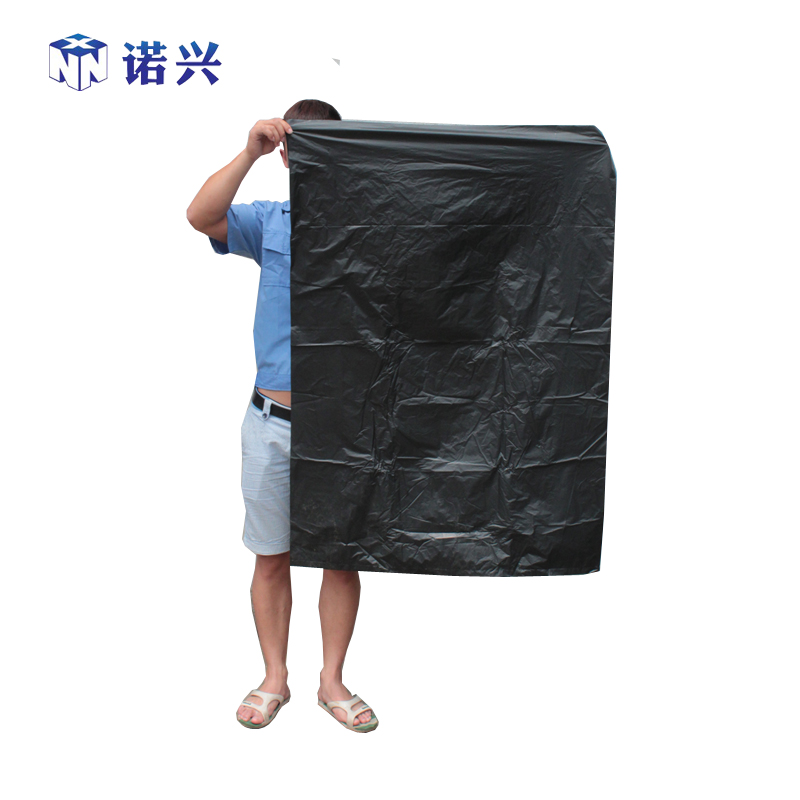 諾興240L升環衛加厚垃圾袋大號120L塑料袋80升黑色平口100L環衛袋