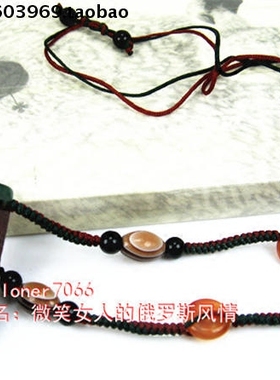 Z6玛瑙饰品项链毛衣链有活扣狼牙链绿色037玛瑙原石温润如玉