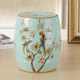 New Chinese style classical dressing stool hand painted with flowers and birds
