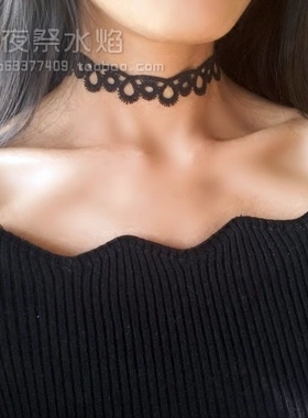 choker哥特风镂空性感日常项链