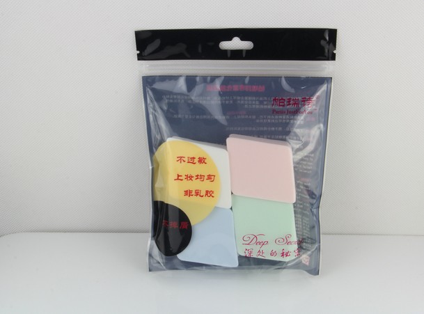 包邮 帕瑞诗彩妆菱形粉底扑 海棉扑面扑两用粉扑专业四块装泡水大,淘宝优惠券,粉丝福利购,淘宝优惠卷