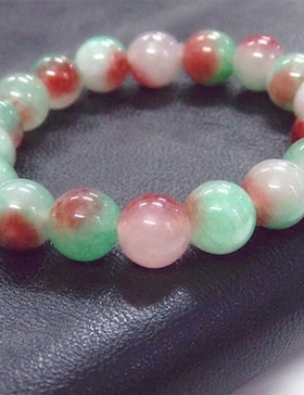 七彩石韩版水晶手链