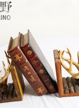 森野照明美式乡村风鹿角工艺品