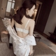 韵 阁 Cô gái ngọt ngào thoải mái ống quần lót không có vòng thép tập hợp áo ngực nhỏ ngực áo ngực dày - Bộ đồ lót quần chip dễ thương Bộ đồ lót