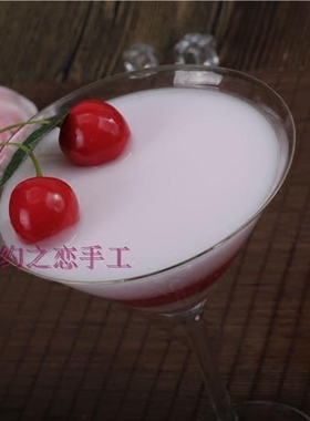 新品仿真鸡尾酒果汁饮品模型家居软装摆设道具 摄影假样品仿真